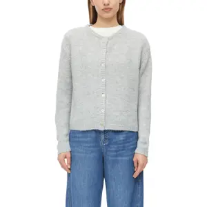 Women's Mid-Length Straight Fit Round Neck Button-Up Cardigan s.Oliver image-2