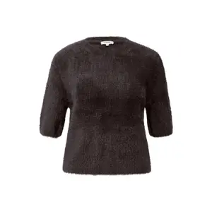 Pull en maille à col rond coupe droite bitter Damen s.Oliver image-0