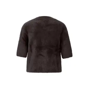 Pull en maille à col rond coupe droite bitter Damen s.Oliver image-1