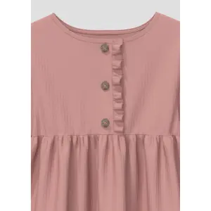 Ropa acanalada con braga interior y tapeta de botones a presión bebé niña s.Oliver image-3