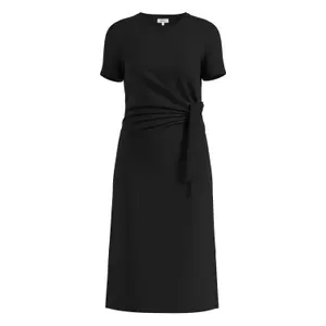 Abito midi con stampa all-over e dettaglio annodato donna s.Oliver image-0
