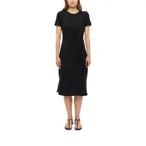Abito midi con stampa all-over e dettaglio annodato donna s.Oliver image-2