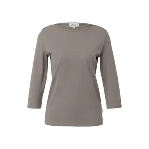 Slimmer Boot-Cut T-Shirt mit Bootsausschnitt Damen s.Oliver image-0