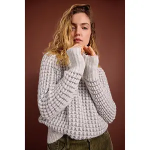 Pull en maille structurée avec col montant femme s.Oliver image-6