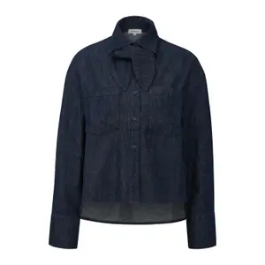 Kurze Bluse im lässigen Schnitt mit Knoten für Damen s.Oliver image-0