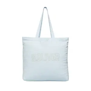 Canvas Tote Bag with Logo Women s.Oliver