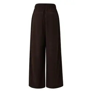 Pantalón de pana de pierna ancha y cintura elástica mujer s.Oliver image-1