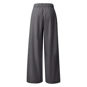Pantalón de pana de pierna ancha de talle alto elástico mujer s.Oliver image-1