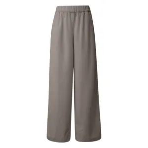 Pantalón de pana de pierna ancha de talle alto elástico mujer s.Oliver image-0