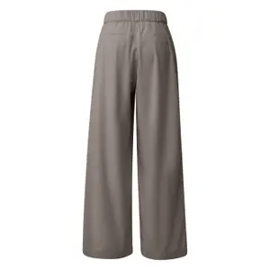 Pantalón de pana de pierna ancha de talle alto elástico mujer s.Oliver image-1