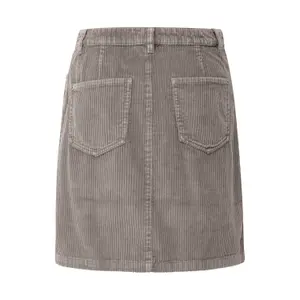 Damen Wadenlanger Trapez-Rock aus Cord mit Waschung s.Oliver image-1