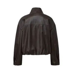 Giacca da interni in similpelle taglio casual con colletto alto donna s.Oliver image-1