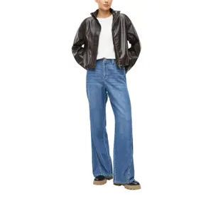 Giacca da interni in similpelle taglio casual con colletto alto donna s.Oliver image-6