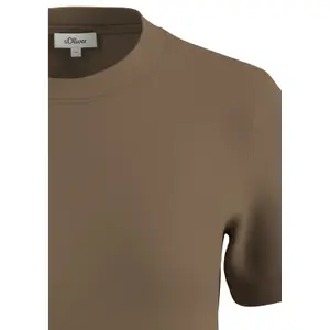 T-shirt κοντό με στρογγυλή λαιμόκοψη για γυναίκες s.Oliver image-4