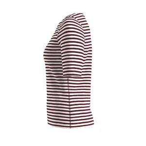 Γυναικείο Slim Fit Ριγέ T-shirt από Φλεγόμενο Νήμα με Σαέ Μπουατ s.Oliver image-6