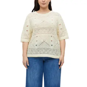 Pull en tricot boho von hochwertiger Qualität mit Bootsausschnitt für Damen s.Oliver image-2