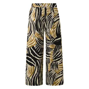 Pantalon culotte structuré avec plis et taille haute femme s.Oliver image-0