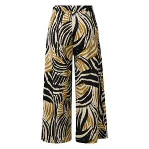 Pantalon culotte structuré avec plis et taille haute femme s.Oliver image-1