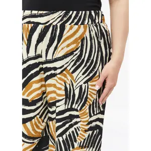 Pantalon culotte structuré avec plis et taille haute femme s.Oliver image-3