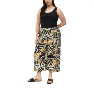 Pantalon culotte structuré avec plis et taille haute femme s.Oliver image-6