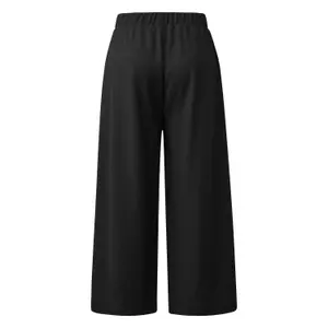 Pantalon culotte structuré avec plis et taille haute femme s.Oliver image-1
