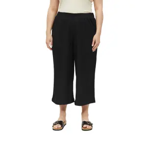 Pantalon culotte structuré avec plis et taille haute femme s.Oliver image-2