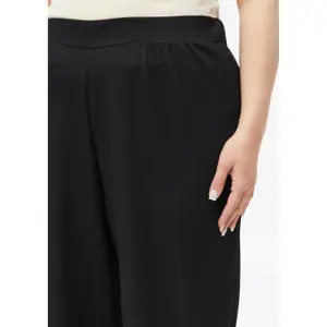 Pantalon culotte structuré avec plis et taille haute femme s.Oliver image-3