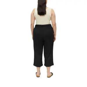 Pantalon culotte structuré avec plis et taille haute femme s.Oliver image-5