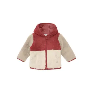 Chaqueta outdoor con capucha y color blocking y forro de peluche teddy para bebés s.Oliver image-0