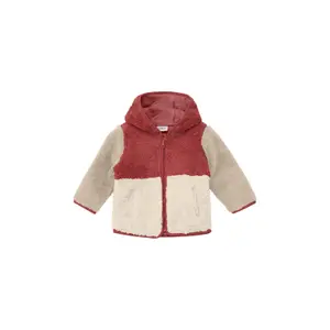 Chaqueta outdoor con capucha y color blocking y forro de peluche teddy para bebés s.Oliver image-2