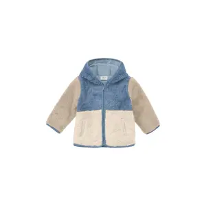 Chaqueta outdoor con capucha y color blocking y forro de peluche teddy para bebés s.Oliver image-2