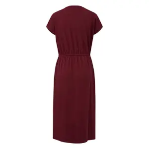 Abito midi in misto cotone con cordoncino e col V donna s.Oliver image-1