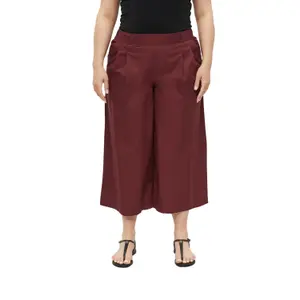 Lightweight Poplin Trousers with High Waist and Pleats for Women s.Oliver image-2