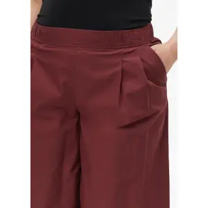 Lightweight Poplin Trousers with High Waist and Pleats for Women s.Oliver image-3