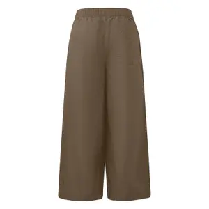 Lightweight Poplin Trousers with High Waist and Pleats for Women s.Oliver image-1