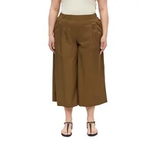 Lightweight Poplin Trousers with High Waist and Pleats for Women s.Oliver image-2