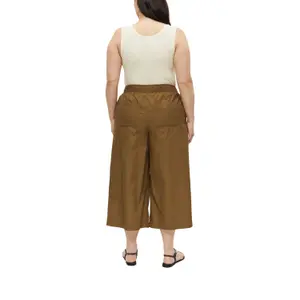 Lightweight Poplin Trousers with High Waist and Pleats for Women s.Oliver image-5