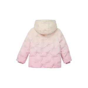 Giacca outdoor dritta con cappuccio e degrado di colori idrorepellente per bambina s.Oliver image-1
