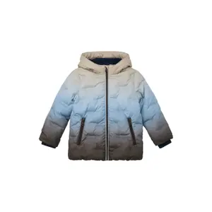 Giacca outdoor dritta con cappuccio e degrado di colori idrorepellente per bambina s.Oliver