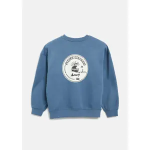 Oversized Sweatshirt with Ribbed Edges and Round Neck - Brushed Interior Child s.Oliver image-3