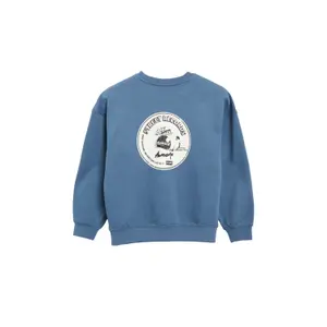 Oversized Sweatshirt with Ribbed Edges and Round Neck - Brushed Interior Child s.Oliver image-4