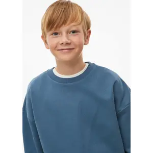 Oversized Sweatshirt with Ribbed Edges and Round Neck - Brushed Interior Child s.Oliver image-5