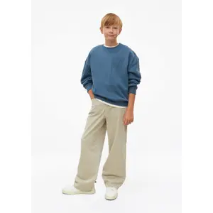 Oversized Sweatshirt with Ribbed Edges and Round Neck - Brushed Interior Child s.Oliver image-6