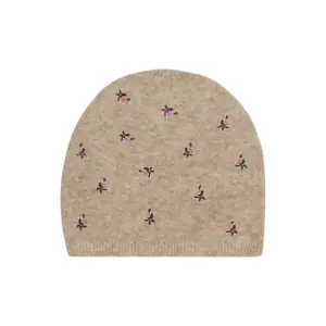 Cappello con ricamo e motivo floreale ragazza s.Oliver