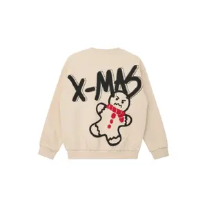 Oversized Sweatshirt with Front, Back Print and Christmas Design for Children s.Oliver image-1