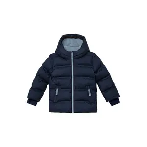 Outdoor Hooded Jacket with Fleece Lining and Contrast Details - Water-Repellent Child s.Oliver
