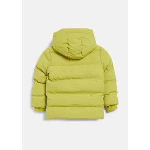 Outdoor Hooded Jacket with Fleece Lining and Contrast Details - Water-Repellent Child s.Oliver image-3