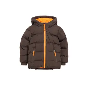 Outdoor Hooded Jacket with Fleece Lining and Contrast Details - Water-Repellent Child s.Oliver image-2
