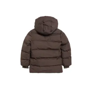 Outdoor Hooded Jacket with Fleece Lining and Contrast Details - Water-Repellent Child s.Oliver image-4