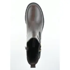 Leather Look Ankle Boots Women s.Oliver Chelsea image-1